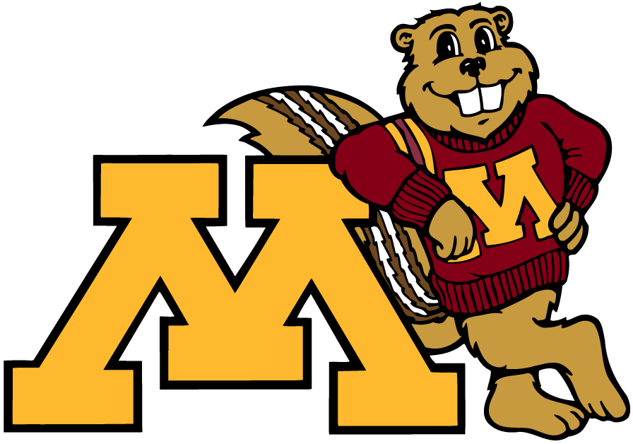 Minnesota Golden Gophers 1986-Pres Mascot Logo 08 vinyl decal